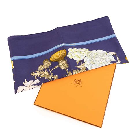 hermes floral - Hermes floral cashmere scarf.